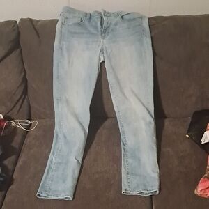 American Eagle Outfitters Light Wash Skinny Stretch Jeans